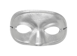 Silver Masquerade Adult Mask Costume Accessory - £34.64 GBP