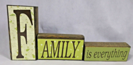 Family is Everything Wood Block Sign  - $17.95