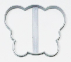 6x Elephant Head Face Outline Fondant Cutter Cupcake Topper 1.75 IN USA FD3163 - £5.58 GBP