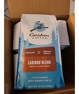 6 bags Caribou Coffee Caribou Blend Medium Roast 12 oz SEE PICS (PT21) - £35.74 GBP