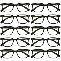 10 Pack Men Women Unisex Oval Frame Reading Glasses Blue Light Blocking ... - £18.81 GBP