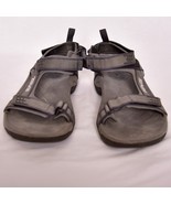 TEVA S/N 4141 Tanza Adjustable Straps Sandals Gray, Black &amp;Yellow Men&#39;s ... - $19.20