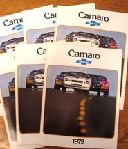 1979 Chevy Camaro Brochure Lot:  6 pcs, Xlnt Original Z28 - $21.78