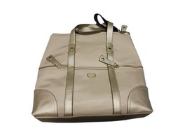 KATE LANDRY Dark Brown Leather Studded Hobo Satchel Handbag Shoulder Bag... - $43.12
