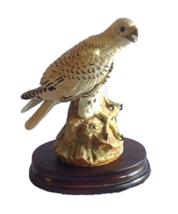 Vintage Gyrfalcon by Andrea Figurine #6728 with Wood Base - £23.81 GBP