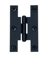 Acorn AH1BQ 3&quot; H x 1 13/16 W &quot;H&quot; Style Cabinet Hinges in Forged Iron, Bl... - $21.72