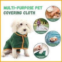 Fast-Drying Microfiber Pet Bathrobe - The Ultimate Pet Drying Coat - £16.21 GBP+