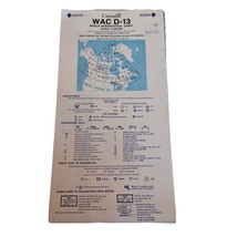Vintage 1982 World Aeronautical Chart  Canada WAC D-13 - £8.52 GBP