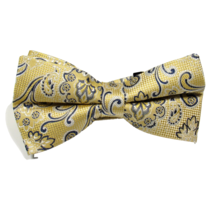 Nicolle Miller Men&#39;s Paisley Pre-tied Bow Tie 100% Silk Adjustable One Size - £10.94 GBP