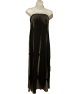 Vintage 90’s Era Distressed Black Strapless Dress or Maxi Skirt-Size M - £34.59 GBP