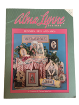 Alma Lynne Designs Bunnies Bees and ABCs Cross Stitch Leaflet Doll Pattern - £2.35 GBP