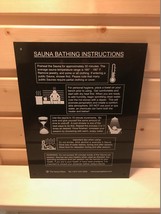 Sauna Bathing Usage Instructions sign.  Important to post! Sauna Accesso... - £26.54 GBP