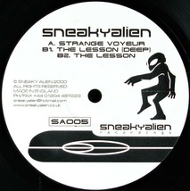 Sneaky Alien &quot;Strange Voyeur / The Lesson&quot; 2000 Vinyl 12&quot; Single Trance ~Rare~ - £17.77 GBP
