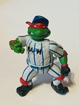Teenage Mutant Ninja Turtle vtg figure playmates tmnt 1991 Baseball Raphael toy - £15.44 GBP
