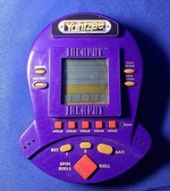 Vintage Yahtzee Handheld Electronic Game Tested Hasbro 1999 TESTED WORKS - £13.99 GBP