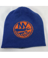 New York Islanders Beanie Gray Blue Orange One size Adult Unisex Reversible - $17.46 CAD