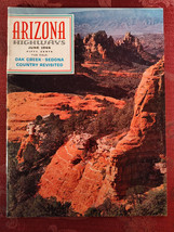 Rare Arizona Highways Magazine June 1966 Oak Creek Canyon Sedona Verde Valley - £15.72 GBP