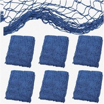 Oceanic Net Décor - 6 Pack Natural Fishnet for Pirate, Mermaid, Nautical, Luau P - $71.27