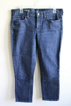 J. Crew Factory 31 Dark Wash Cotton Stretch Toothpick Skinny Crop Jeans - £21.25 GBP