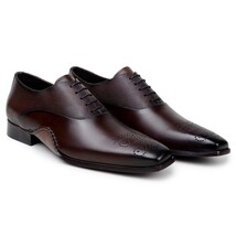 Belvedere Men's Shoes Saggio Opanka Italian Calf Leather Lace Up Tabacco image 3