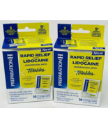 2 Boxes Preparation H Totables Wipes With Lidocaine 10 Count - $29.99