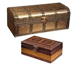 Boîte à bijoux artisanaux 5 x 11 pouces et 1 pièce 6 x 4 pouces, boîte de... - £28.25 GBP