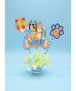 Personalized Bluey Birthday Centerpiece  Custom Party Decor - $20.00