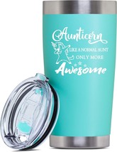 Wopee Unicorn Aunt Funny Gift - 20 oz. Insulated Stainless Steel Tumbler - £15.94 GBP