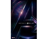 2018 Marvel The Avengers Infinity War Poster 11X17 Iron Man Thor Black W... - $11.64