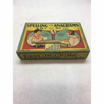 Vintage 1930s Springfield Photo Mount Co Game - Spelling and Anagrams game - £13.44 GBP