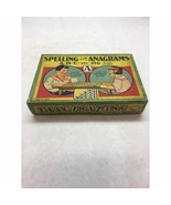Vintage 1930s Springfield Photo Mount Co Game - Spelling and Anagrams game - £13.39 GBP