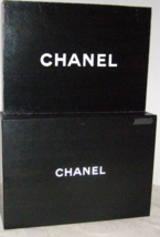 Chanel Vintage Lot Of 2 Extra Large Empty DRESS/STORAGE/GIFT BOXES- 2-PART Boxes - £78.33 GBP