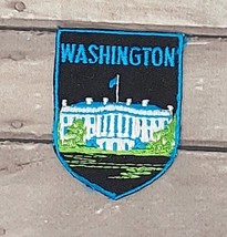 Washington D.C. Whitehouse Sew On Patch VTG Cosplay Souvenir Blue Trim President - £2.78 GBP