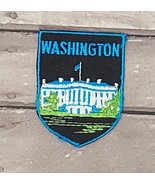 Washington D.C. Whitehouse Sew On Patch VTG Cosplay Souvenir Blue Trim P... - £2.80 GBP