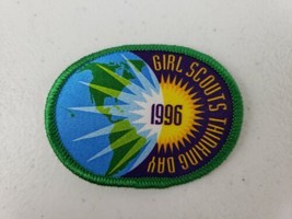 Vintage 1996 Girl Scouts Thinking Day Patch 2.5&quot; Oval NOS - £4.43 GBP