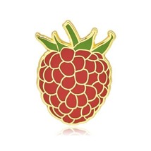 Raspberry Hard Enamel Lapel Pin - £7.98 GBP