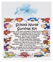 School Nurse Survival Kit - Fun, Novelty Gift &amp; Greetings Card Alternative - £6.16 GBP