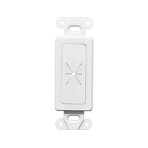 5pcs Decorator Wall Plate Insert with Flexible Opening White - £14.91 GBP