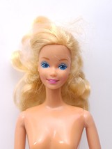 1966 Twist &amp; Turn Barbie &quot;switch on back moves arms&quot; Taiwan Blonde Hair Blue Eye - £9.16 GBP