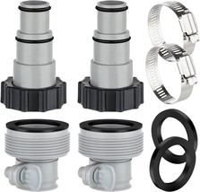 The Swimming Pool Hose Adapter A B Connector is Suitable for 1.25 Inch and 1.5 I - £28.66 GBP
