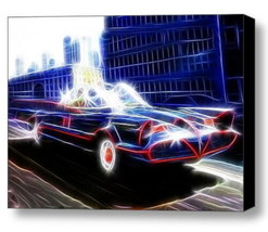 Framed Magical Batman 1966 Batmobile 9X11 Art Print Limited Edition w/signed COA - £14.71 GBP