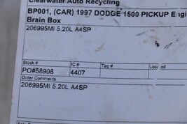 Dodge Chrysler Mopar Engine Control Unit Module ECU PCM ECM P56040387AC image 3