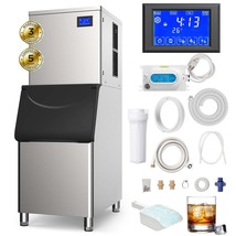 Commercial Ice Maker Machine 400Lbs/24H, Stainless Steel Clear Ice Cube ... - $1,820.00