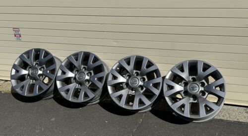 Primary image for Set Toyota TACOMA  16" Wheels Rims Alloy 6 V Spoke Silver Fits 16-19 6x139.7