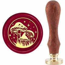Mushrooms Wax Seal Stamp Magic Sealing Wax Stamps 30Mm Retro Vintage Removable B - £10.94 GBP