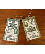 1980 Democratic National Convention Madison Square Garden Guest Tickets - $35.64
