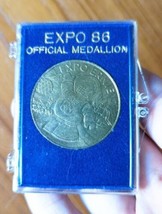 Vancouver Canada The 1986 World Exposition Expo Ernie Medal in official case - £7.00 GBP