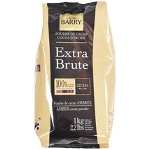 Cacao Barry Cocoa Powder - 100% Cacao - Extra Brute - 6 x 2.2 lb bags - $198.70