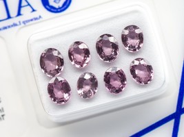 8 pcs Natural Spinel Lot – 3.04 ct – Intense Pink – Myanmar – ALGT Certi... - $600.00