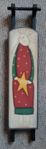 Primitive Wood Christmas Wall Hang Sled Hope Holiday Decoration Festive ... - $35.20 CAD